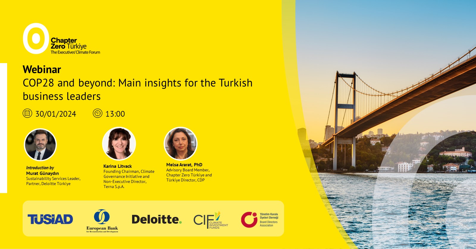 “ COP28 and beyond: Main insights for the Turkish business leaders ”